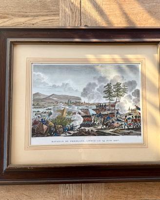 Coppia stampe napoleoniche