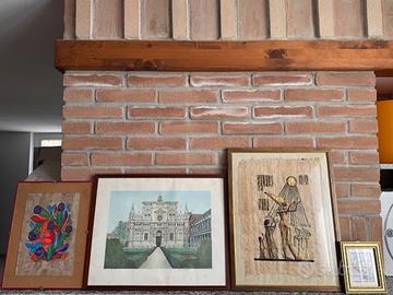 4 quadri soggetti e dimensioni varie