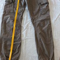 Pantaloni uomo tasche laterali marroncino 