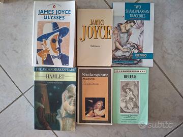 Lotto 6Libri Letteratura Inglese Joyce Shakespeare