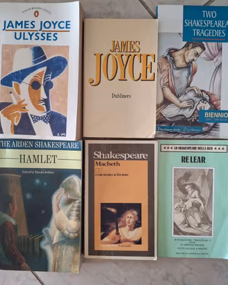 Lotto 6Libri Letteratura Inglese Joyce Shakespeare