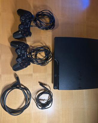 Playstation 3 slim con 2 controller e 12 giochi