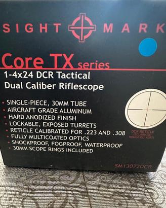 Ottica Sightmark Core TX 1-4x24 DCR Tactical - Par
