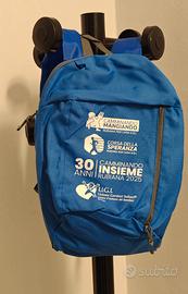 zainetto BLU piccolo UGI nuovo mai usato