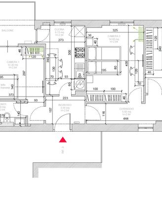 Appartamento - 3 camere+2 bagni - Zona Pietralata