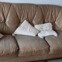 Divano letto in pelle