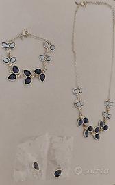 Parure. Collana. Bracciale. Orecchini. Accessori