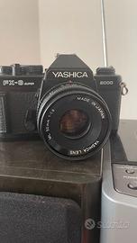 Yashica FX-3 super 2000 con 50mm e borsa