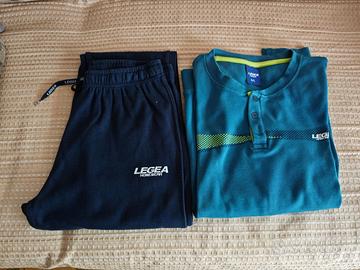 Pigiama Uomo LEGEA  - Taglia L - Blu Ottanio