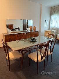 Tavolo e sedie anni ‘50 (1955) - modernariato