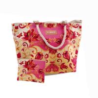 Borsa Mare in Tessuto 58x18x38 con Pochette