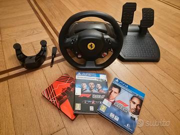Volante PS4 + 2 giochi F1: Trustmaster 80