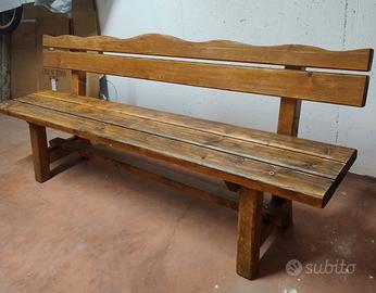 Panca in legno da esterno 