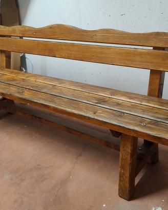 Panca in legno da esterno 