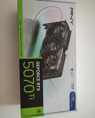 Pny Rtx 5070 ti oc 16gb ddr7 tripla ventola 