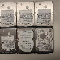 Lotto 6 HDD SATA 2,5 500GB Toshiba HGST