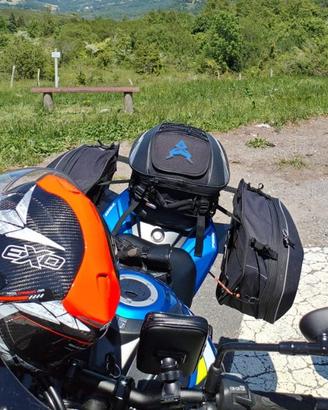 KIT Borse SHAD E48 estensibili e telaietti SHAD
