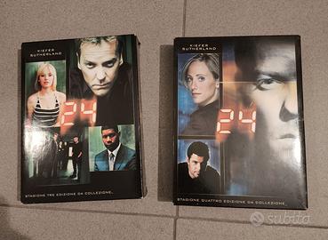 Cofanetti DVD serie TV “24” Stagione 3+4