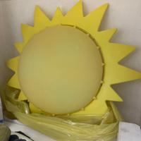 Lampadario a forma di sole