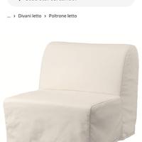 Poltrona letto ikea a Rimini