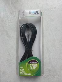 Cavo telefonico RJ11 lunghezza 5 metri