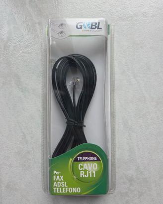 Cavo telefonico RJ11 lunghezza 5 metri