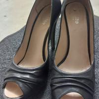 Scarpe stupende tacco 12cm nere 39