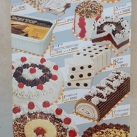 Cartelli gelati vintage in metallo anni '70 e '80