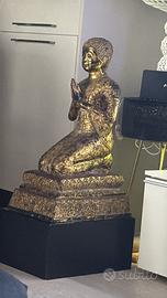 Budda in legno antichi e con certificato