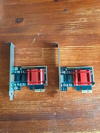 Schede di rete PCI-Express a RJ45 Ethernet 2.5G