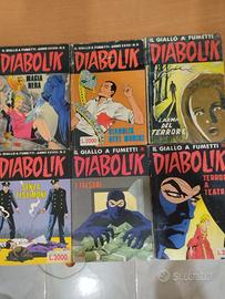 Lotto fumetti DIABOLIK rari da collezione 