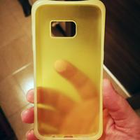 Cover gialla trasparente per Samsung Galaxy S7