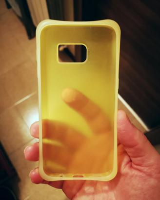 Cover gialla trasparente per Samsung Galaxy S7