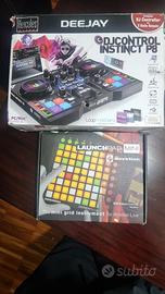 Console DJ Hercules Control Instinct P8 + Lauchpad