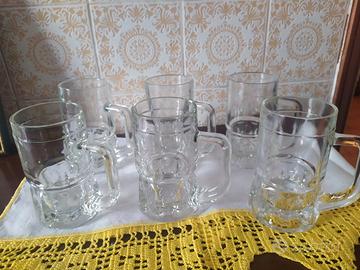 Boccali n. 6 per birra