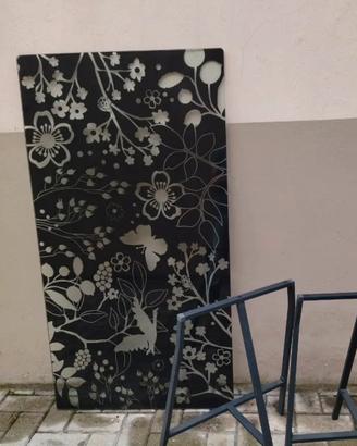 Scrivania vetro ikea