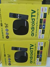 Tv box 10k Android 15 8gb-128gb telecomando