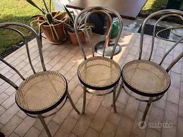 3 sedie vintage 