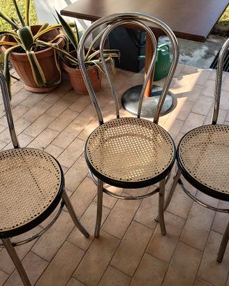 3 sedie vintage 
