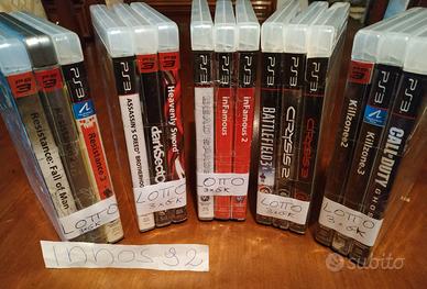 Lotto stock giochi ps3 avventura guerra azione