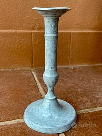 Candelabro vintage 1 fiamma,rivisitato shabby chic
