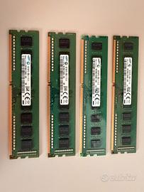 RAM Samsung 8GB (2X4GB) DDR3 1600MHz per Desktop