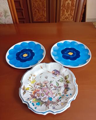 Piatti Decorativi Vintage Anni '80