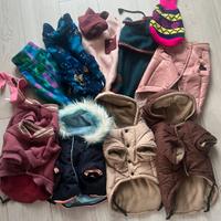 Cappottini cani stock 11 pezzi