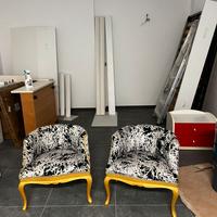 Poltroncine anni 50 stile barocco