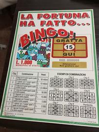 locandina pubblicitaria Gratta e Vinci....