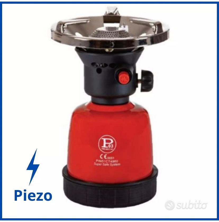 Fornello A Gas Da Campeggio Portatile Holwim - 6 KW, Con Gambe E Riduttore Pressione, Perfetto Per Outdoor