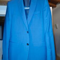 completo blu uomo cerimonia 50 vestito giacca