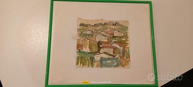 quadro ad acquarello di Primo Dri