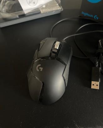 Mouse Gaming Logitech G502 HERO + Tappetino G24